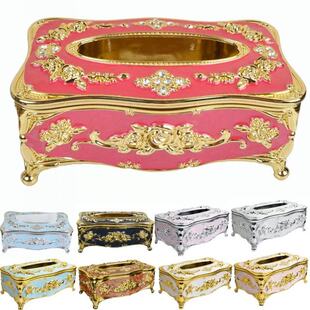 European Style Tissue Box Bathroom Paper Napkin Holder Home