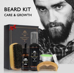 Men's Beard Care Set Styling beard oil water comb cream