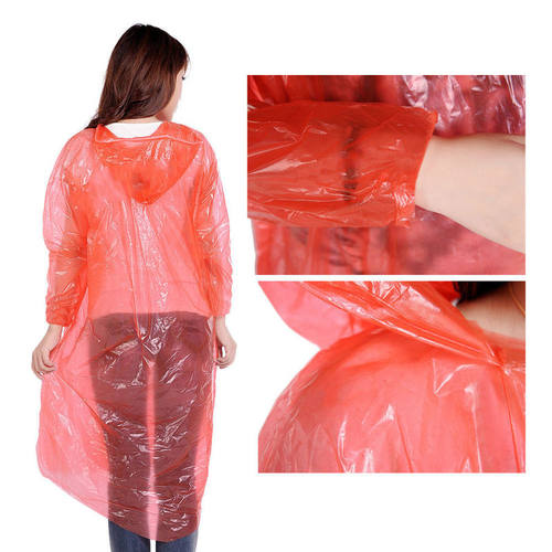 10Pcs/set Disposable  Emergency Waterproof Rain Coat Poncho