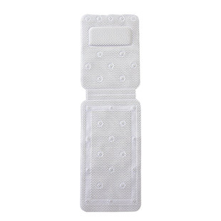 Full Body Pillow Soft Spa Bath Pillow Non-Slip Bathtub Mat L