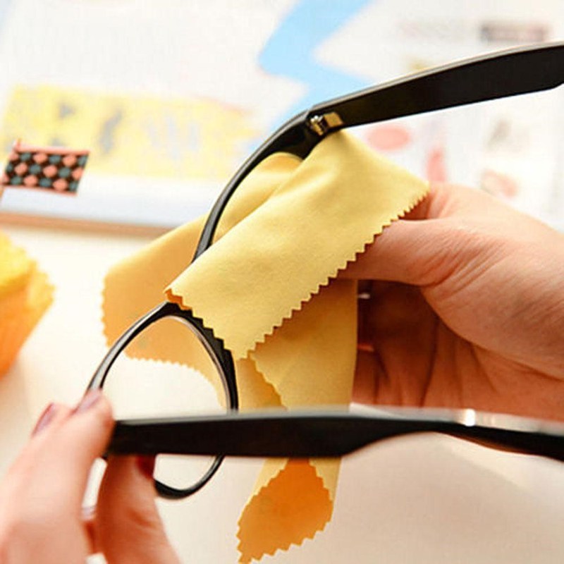 10Pcs Microfiber Cleaning Cloth For Glasses Spectacle Lens S