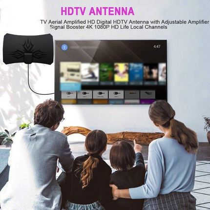 New HDTV Antenna 4K Digital Indoor Amplified 25Dbi Aerial HD