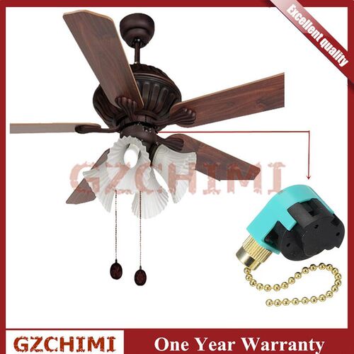 3 Speed Ceiling Fan Switch for Zing Ear ZE-268S6 Pull Chain