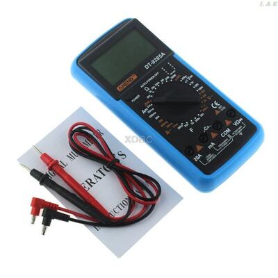 DT-9205A LCD Digital Blue Multimeter Electric Handheld Teste