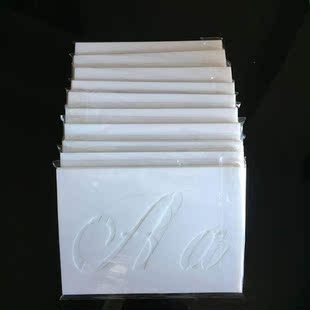 36pcs/set Letter Alphabet Stencil Wall Painting Wood DIY Dra