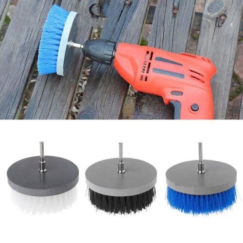 100mm Electric Drill Powered Scrub Heavy Duty Cleaner Brush