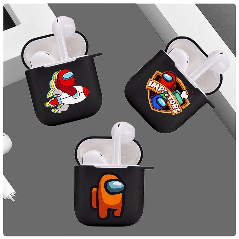 Cartoon Among Us Game Black Soft Earphone Case for Apple Ai属于什么档次？