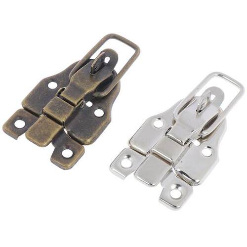 2pcs/lot Jewelry Chest Box Antique Metal Buckle Suitcase Cas