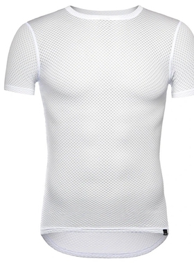 2020 New solid white baselayer Summer shortsleeve sport wea