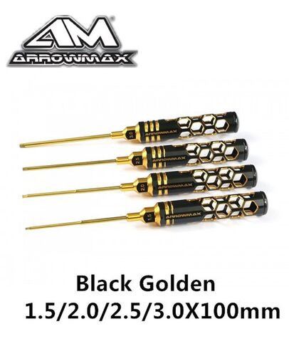 Original arrowmax AM 410993 BG Allen Wrench Set 1.5/2.0/2.5
