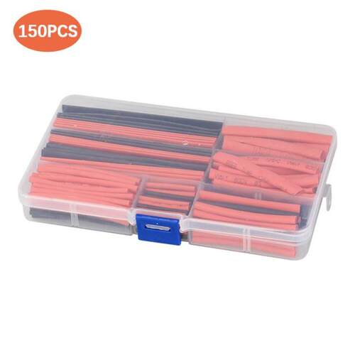 New 150PCS Assortment Ratio 2:1 Polyolefin Heat Shrink Tubin