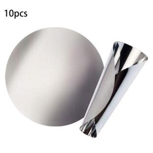 10pcs/set Foldable Wine Pourer Aluminum Foil Silver Wine Pou