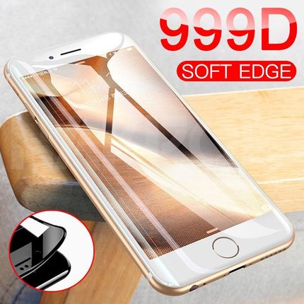 999D Full Cover Tempered Glass For iPhone 8 7 6 6S Plus SE 2
