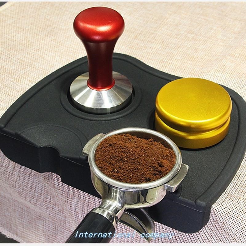 Coffee TAMp MAT SofT SiliCone AnTi-Skid Coffee TAMper Tool f