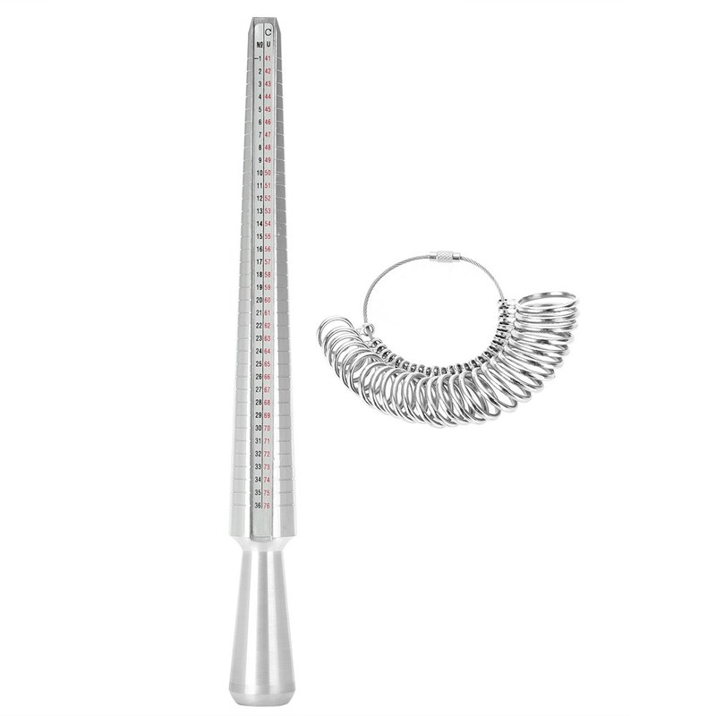 New Standard Finger UK Ring Sizer Gauge / Ring Mandrel Sizi