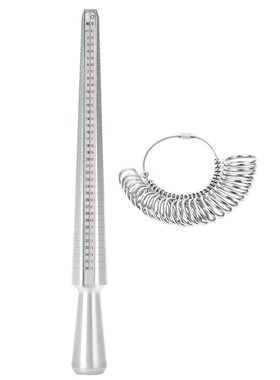 New Standard Finger UK Ring Sizer Gauge / Ring Mandrel Sizi