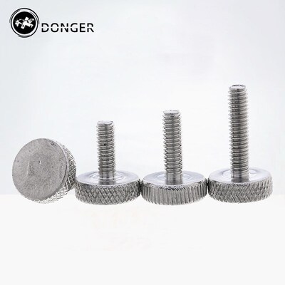 5Pcs DIN653 GB835 M3 M4 M5 304 Stainless Steel Flat Head Kn