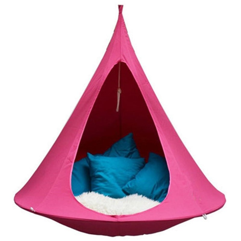 FO Shape Teepee Tree Hanging Silkworm Swing Chair Kids s I