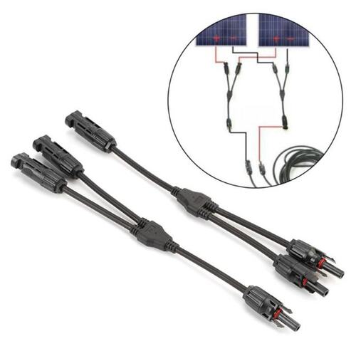 1 Pair Parallel Connection Cable Electrical Solar Connector