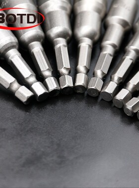 1SET Magnetic Impact Nut Driver Socket Set Metric 6mm~15mm I