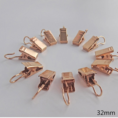 XZJJA 20Pcs Sturdy Durable Metal Curtain s Shower Hooks Livi