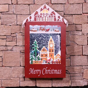 Christmas decorations venue decoration props small supermar