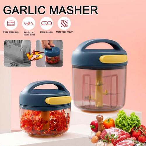 15cm Rotate Vegetable Cutter Chopper Slicer Fruit Garlic Pre