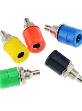 5PCS Colorful Longer 4MM Banana Socket Terminal 4mm Jack Sec