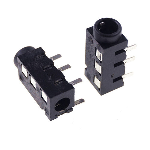 10 pcs TRRS 3.5 mm audio Jack Connector Through Holes PCB Ho