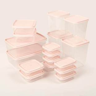 17pc/set Food Storage Meal Prep Containers with Lids Food Co