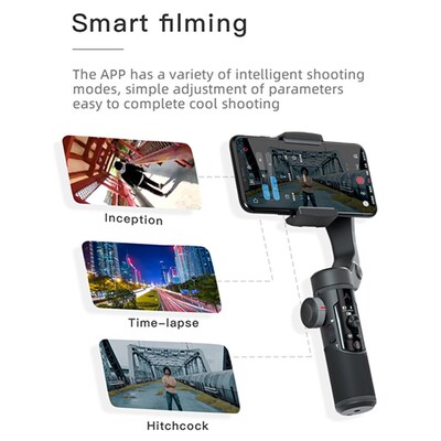 aochuan SMART XR Handheld 3 Axis Gimbal Phone Stabilizer Bl