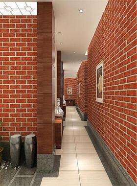 Home decoration 3D Vinilo Ladrillo wallpaper clothing store