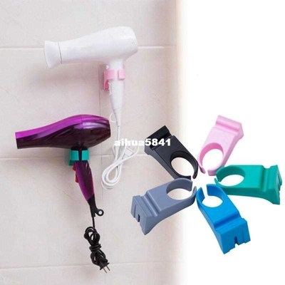 Wall Door Suction Hairdryer Rack Storage Hairdryer Support H