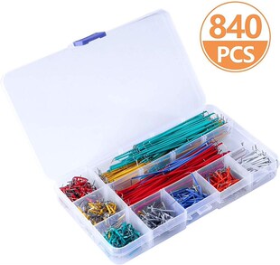 Jumper Wire Kit 840 Pcs Preformed Breadboard Jumper Wire Kit