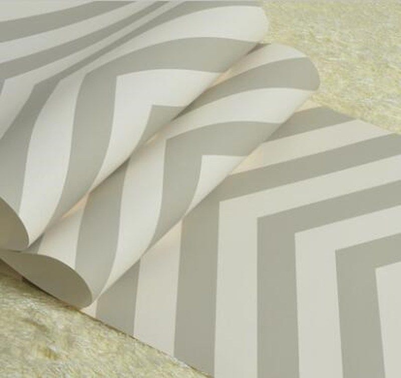 nordic abstract geometric stripe wallpaper modern blue gray