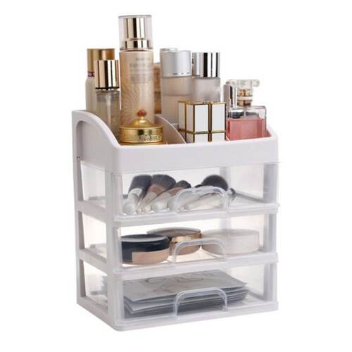 Makeup Organizer Box Transparent Cosmetic Drawer Jewelry Sto