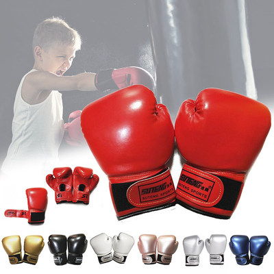 Kids Children Boxing Gloves Muay Karate Boxing Gloves Mitts
