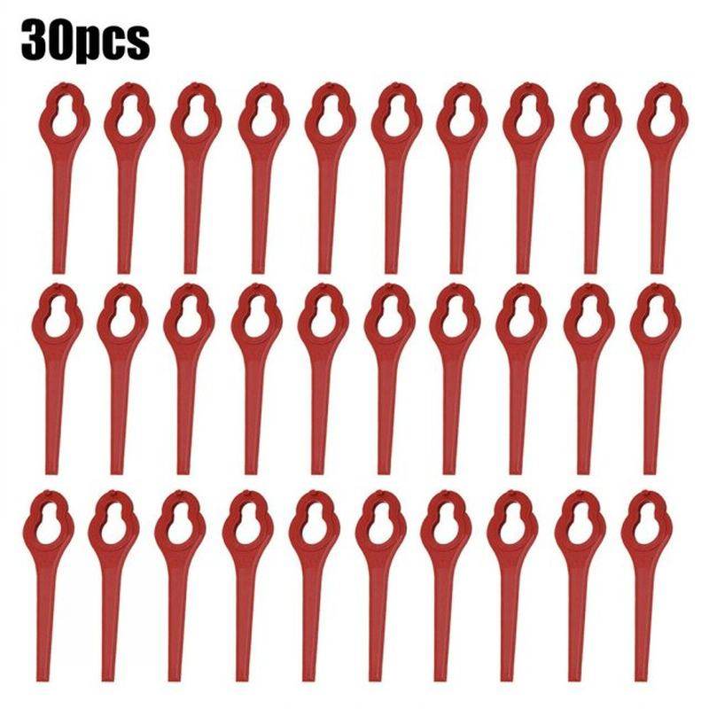 30pcs grass trimmer plastic blade brush cutter head blades