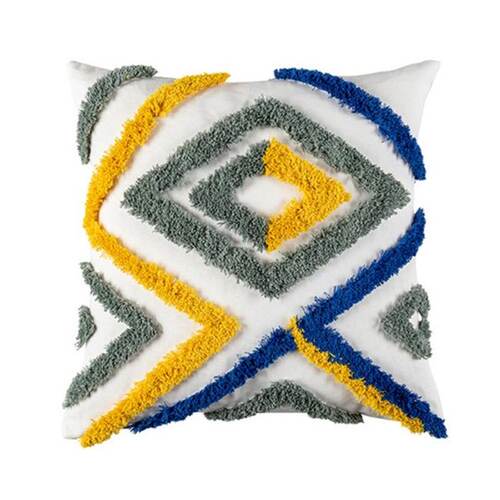 Boho Decorative Throw Pillow Cover Soft Woven Tufted Pillow