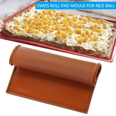 1pc Silicone Baking Mat DIY Pizza Pan Tray Mat Non  Oven Lin