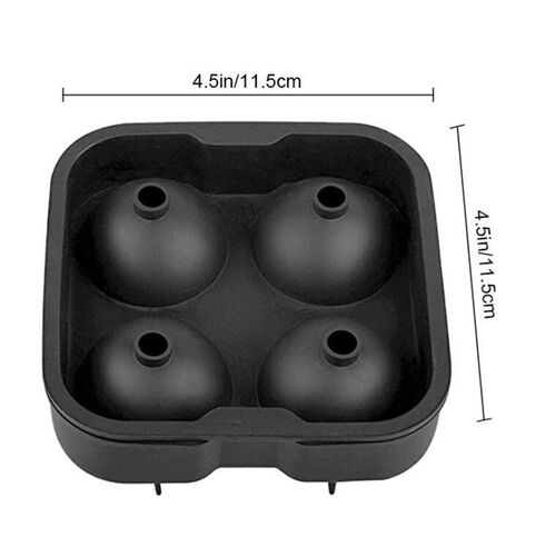Big Round Crystal-Clear Ice Cube Ball Maker Mold Cookie Tray