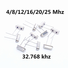 10pcs HC49S 4mhz 8mhz 12mhz 16mhz 20mhz 25mhz 32.786 khz 8.0