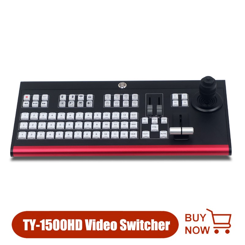 TV 1500HD Switcher panel of Vmix Recording Equipment 4K Vir-封面