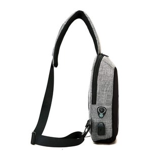 Chest Pack Crossbody Bags for Men Messenger Canvas