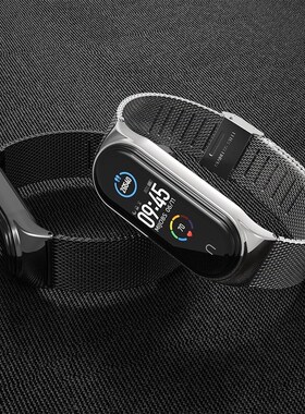 For Xiaomi Mi Band 5 Strap Miband 4 3 Metal Leather Bracele