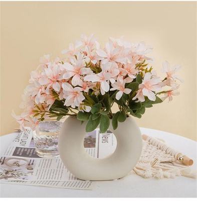 Snow Orchid Silk Artificial Flower For Home Living Room Deco