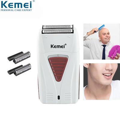 Kemei 3382 Barber Finish Electric Shaver for Men USB Cordles