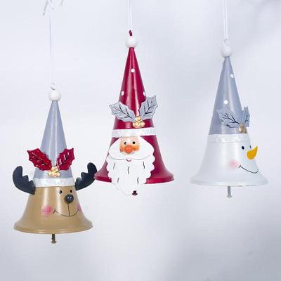 2020 Iron Bell Pendant Christmas Hanging Ornaments New Year
