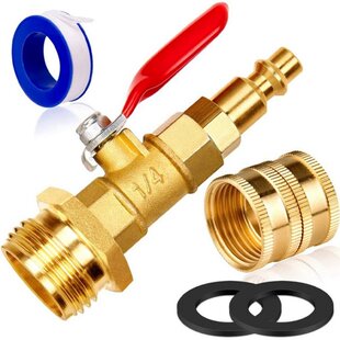 Dual Purpose Winterize Blowout Adapter with Quick Plug &