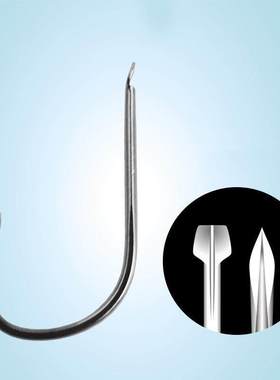 Fishhooks Sale by Bulk Non Barb Groove High Carbon Steel Fis